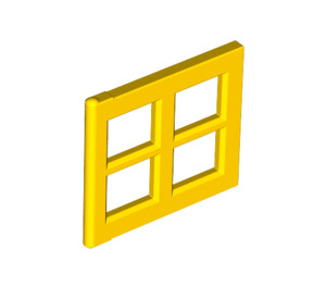 LEGO Gelb Fenster Pane 2 x 4 x 3  (4133)