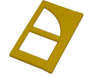 LEGO Yellow Window Pane for Frame 2 x 6 x 6 (6237)