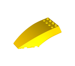 LEGO Yellow Windscreen 10 x 6 x 2 (35269 / 45705)