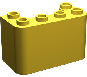 LEGO Yellow Windscreen 2 x 4 x 2 (4594 / 35160)