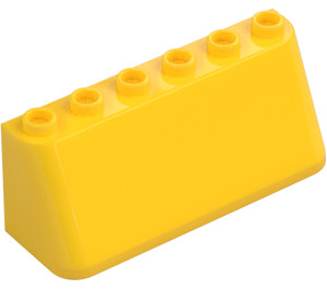 LEGO Yellow Windscreen 2 x 6 x 2 (4176 / 35336)