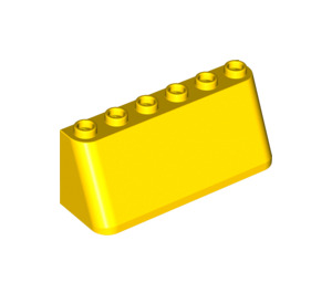 LEGO Geel Voorruit 2 x 6 x 2 (4176 / 35336)