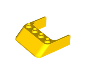 LEGO Gelb Windschutzscheibe 4 x 4 x 1 (6238)