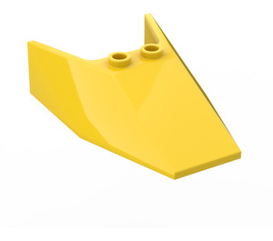 LEGO Yellow Windscreen 6 x 4 x 1.3 (6152)