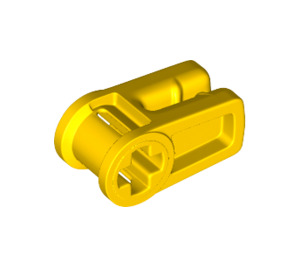 LEGO Yellow Wire Clip with Cross Hole (49283)