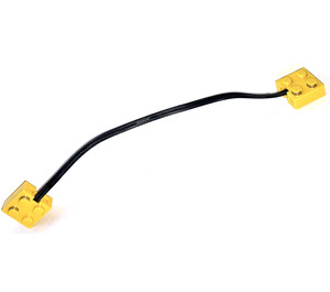 LEGO Yellow Wire with 2 x 2 x 0.7 Brick on each End 16 cm (20 Studs) (75938)