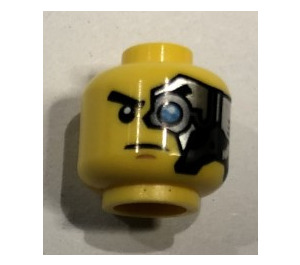 LEGO Gelb Zane Kopf (Einbau-Vollbolzen) (3626)