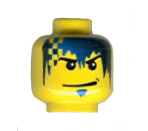 LEGO Gelb Zed Kopf (Sicherheitsbolzen) (3626)