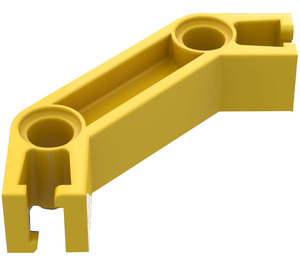 LEGO Yellow Znap Beam Angle 2 Holes (32242)