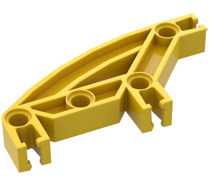 LEGO Yellow Znap Beam Curved 4 Holes (32246)
