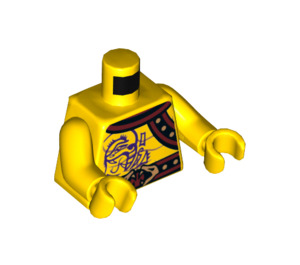 LEGO Yellow Zugu Minifig Torso (973 / 76382)