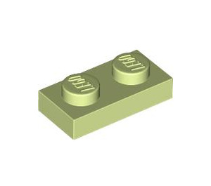 LEGO Yellowish Green Plate 1 x 2 (3023 / 28653)