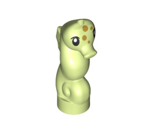LEGO Yellowish Green Seahorse with Gold Spots (67733 / 69526)