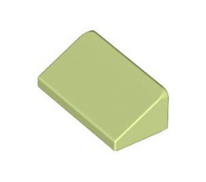 LEGO Yellowish Green Slope 1 x 2 (31°) (85984)