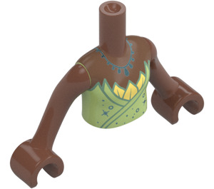 LEGO Gulgrøn Tiana Friends Torso (73141 / 92456)