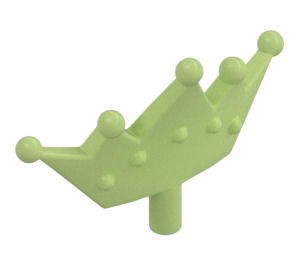 LEGO Yellowish Green Tiara with 5 Rounded Points (29171 / 33322)