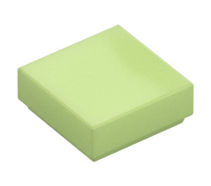 LEGO Yellowish Green Tile 1 x 1 with Groove (3070 / 30039)