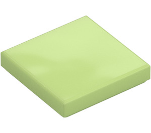 LEGO Yellowish Green Tile 2 x 2 with Groove (3068 / 88409)