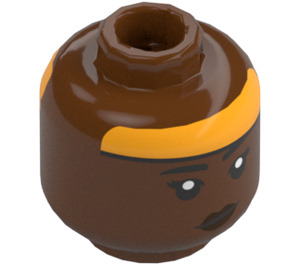 LEGO Yesi Scala Minifigure Head (Recessed Solid Stud) (3274)