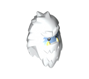 LEGO Yeti Head with Bright Light Blue Face (14284)