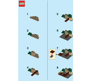 LEGO Yoda's Hut 911614 Instructions
