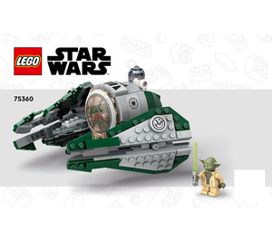 LEGO Yoda's Jedi Starfighter Set 75360 Instructions