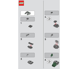 LEGO Yoda's Jedi Starfighter 912312 Instructions