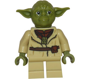 LEGO Yoda met Olive Groen Skin en Riem Minifiguur