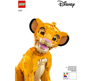 LEGO Young Simba the Lion King 43247 Instrukcje