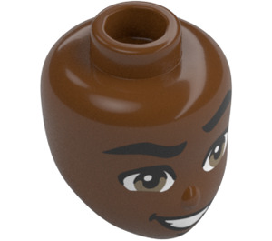 LEGO Zac Minidoll Head (92198 / 102333)