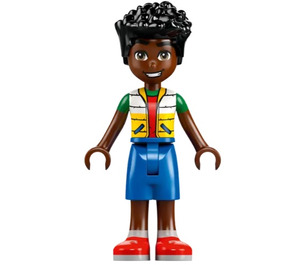 LEGO Zac with White and Yellow Jacket and Blue Shorts Minifigure