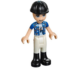 LEGO Zack jossa Musta Riding Hattu ja Boots Minihahmo