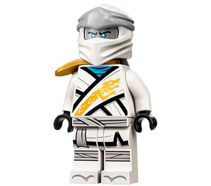 LEGO Zane - Legacy s Ramenní brnění a plochý stříbrný Hlava Minifigurka