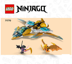 LEGO Zane's Golden Dragon Jet Set 71770 Instructions