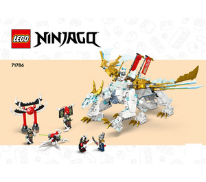 LEGO Zane's Ice Dragon Creature Set 71786 Instructions