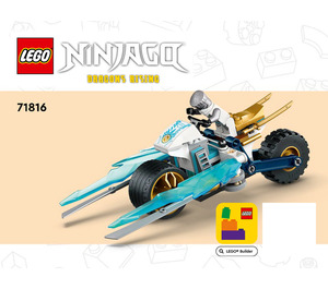 LEGO Zane's Ice Motorcycle Set 71816 Instructions