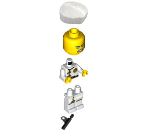 LEGO Zane jossa Wu-Cru Training Gi Minihahmo