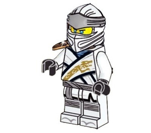 LEGO Zane yellow head (Legacy) with gold Armor Minifigure