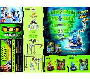 LEGO Zane ZX Set 9554 Instructions