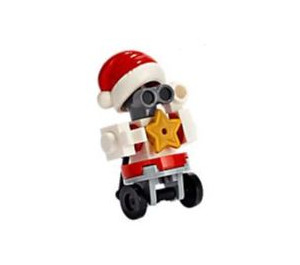 LEGO Zobo the Robot in Santa Outfit Minifigure