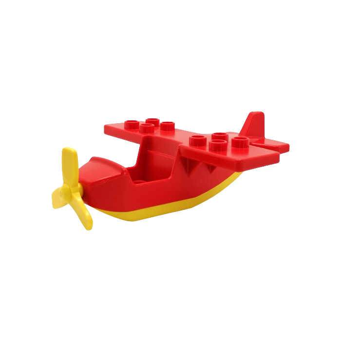 Duplo Airplane with Yellow Bottom and Yellow Propeller (2159) | Brick ...