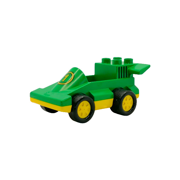 Duplo Green Formula One Car with 