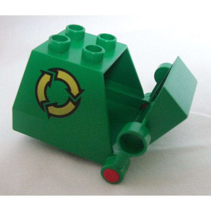 Duplo Green Recycling Container (2247 / 74581) | Brick Owl - LEGO ...