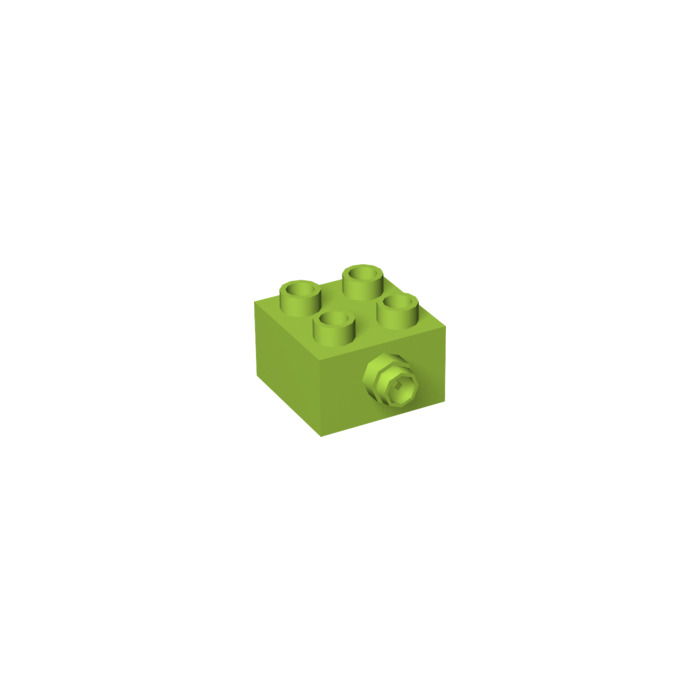 Duplo Lime Brick 2 x 2 with Pin Joint (22881) | Brick Owl - LEGO ...