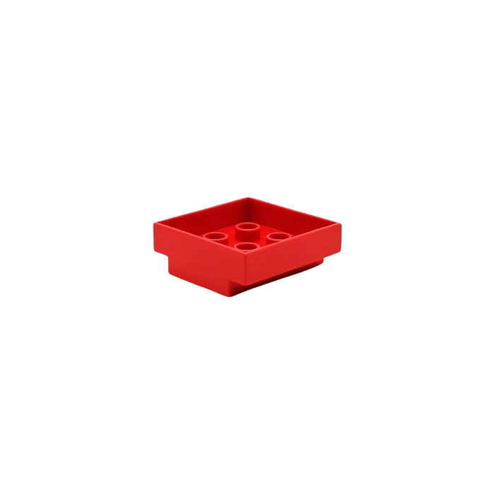 Duplo Red Container Box 3 x 3 x 1 with Studs Inside (2221) | Brick Owl ...