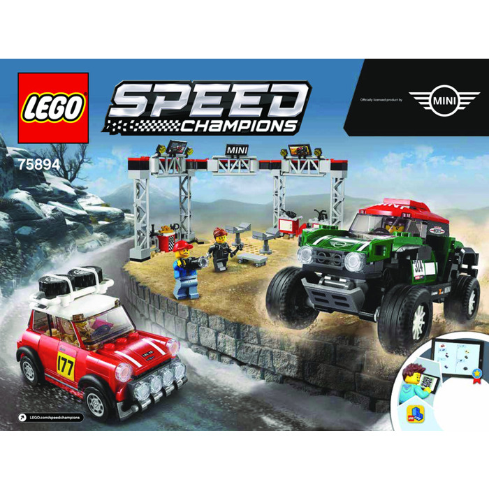 lego mini cooper speed champions instructions