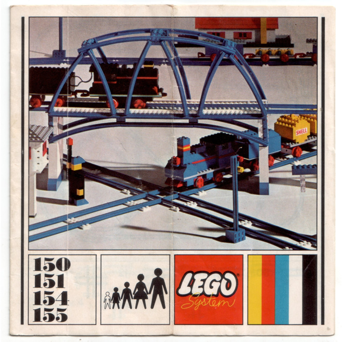 Forbrydelse mangel Præsident LEGO 2 Cross Rails, 8 Straight Tracks, 4 Base Plates Set 155 Instructions |  Brick Owl - LEGO Marketplace
