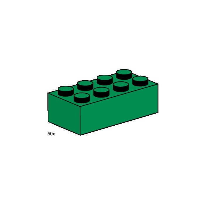 LEGO Blue Brick 2 x 4 (3001)  Brick Owl - LEGO Marketplace