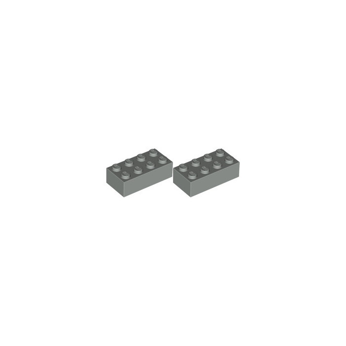LEGO 20pcs NEW Grey 1x6 Brick Bulk Lot 4211393