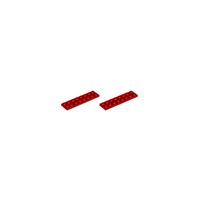Lego 2x8 red plates set 3491 brick owl lego marketplace